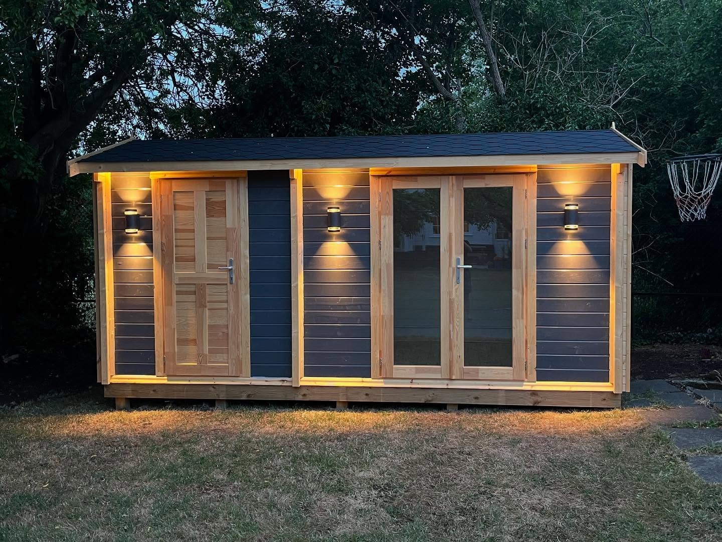 Garden Studio Exterior Lighting